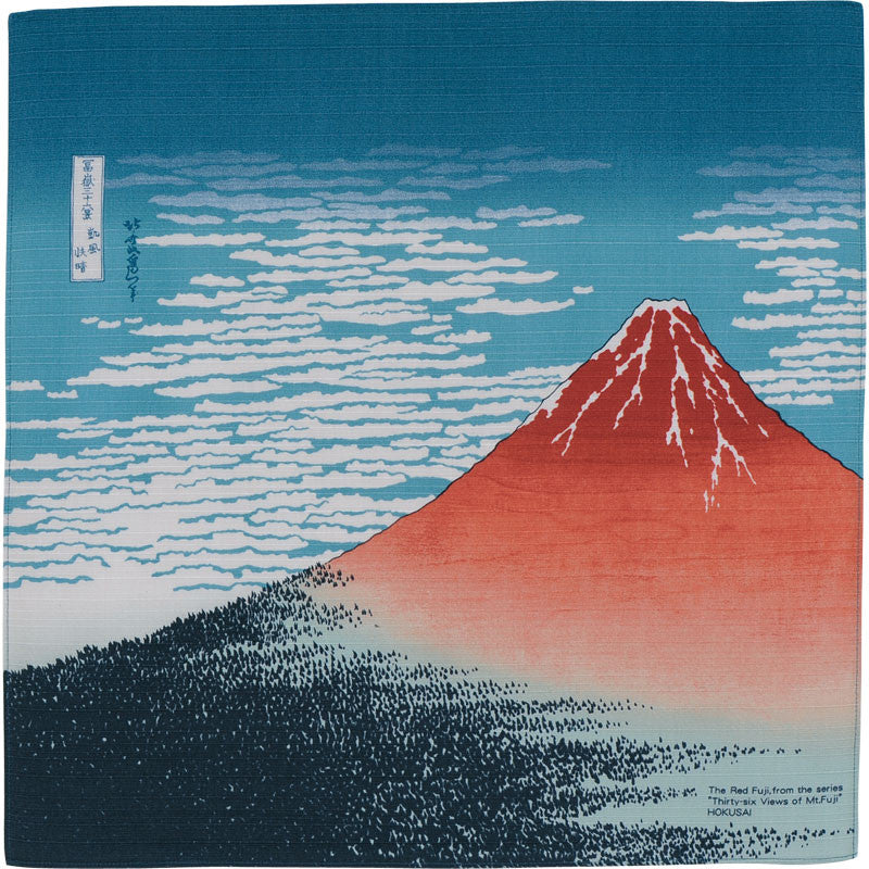 48 Ukiyo-e  South Wind, Clear Sky Navy blue – Musubi