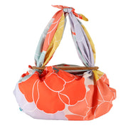 Furoshiki Patchin Bag L Water-repellent | Peony Orange