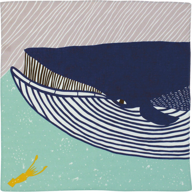 50 kata kata musubi organic cotton | Whale Blue