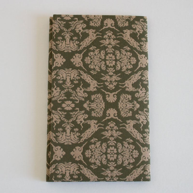 Shosoin Cotton Jacquard Fukusa | Goat Green