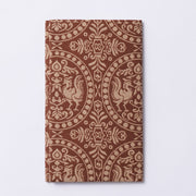 Shosoin Cotton Jacquard Fukusa | Twin Birds Pattern Brown